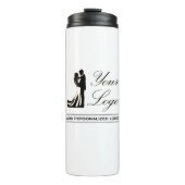 Gepersonaliseerde bruiloft aangepaste idee Voeg uw Thermosbeker (Voorkant)