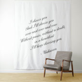 Gepersonaliseerde bruiloft achtergrond | bruilofts wandkleed (In situ)