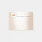 Gepersonaliseerde bruiloft Baby Dank u Gift Favor Post-it® Notes (Voorkant)