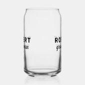 Gepersonaliseerde bruiloft Bachelor Party Blikvorm Glas (Links)