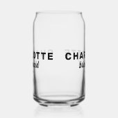 Gepersonaliseerde bruiloft Bachelorette Party Blikvorm Glas (Links)