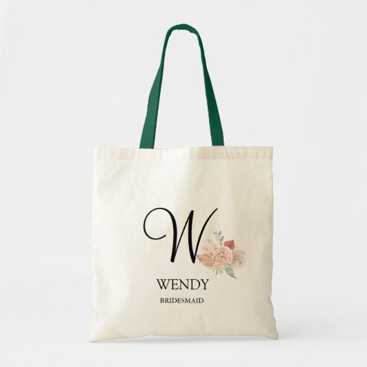 Gepersonaliseerde bruiloft cadeau tote bag (Voorkant)