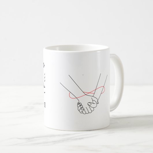 Gepersonaliseerde bruiloft Camping Mok, geschenken Koffiemok (Voorkant rechts)