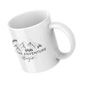 Gepersonaliseerde bruiloft Camping Mok, man gesche Koffiemok