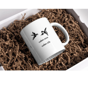 Gepersonaliseerde bruiloft Camping Mok, man gesche Koffiemok