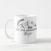 Gepersonaliseerde bruiloft Camping Mok, man gesche Koffiemok (Links)