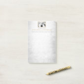 Gepersonaliseerde bruiloft dank u cadeau gunst post-it® notes (Op bureau)