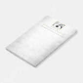 Gepersonaliseerde bruiloft dank u cadeau gunst post-it® notes (Schuin)