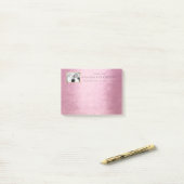 Gepersonaliseerde bruiloft dank u cadeau gunst post-it® notes (Op bureau)