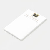Gepersonaliseerde bruiloft dank u cadeau gunst post-it® notes (Schuin)