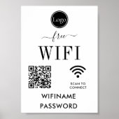 Gepersonaliseerde bruiloft decoratie WiFi teken (Voorkant)