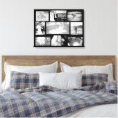 Gepersonaliseerde bruiloft foto Collage Wall Art Canvas Afdruk (Insitu (Slaapkamer))