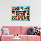 Gepersonaliseerde bruiloft foto Collage Wall Art Canvas Afdruk (Insitu (Woonkamer))