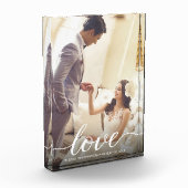 Gepersonaliseerde bruiloft foto Keepsake Liefde sc (Links)