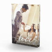 Gepersonaliseerde bruiloft foto Keepsake Liefde sc (Rechts)