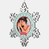 Gepersonaliseerde bruiloft foto Keepsake Ornament (Rechts)