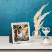 Gepersonaliseerde bruiloft foto plaque fotoplaat (Insitu)