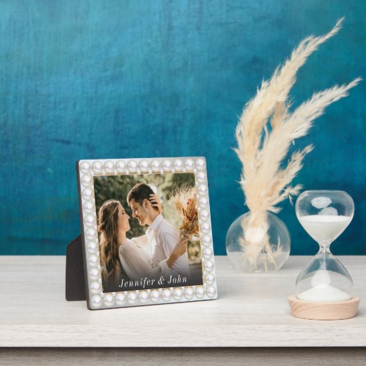 Gepersonaliseerde bruiloft foto plaque fotoplaat (Insitu)