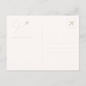 Gepersonaliseerde bruiloft gastenboek Briefkaart V (Achterkant)