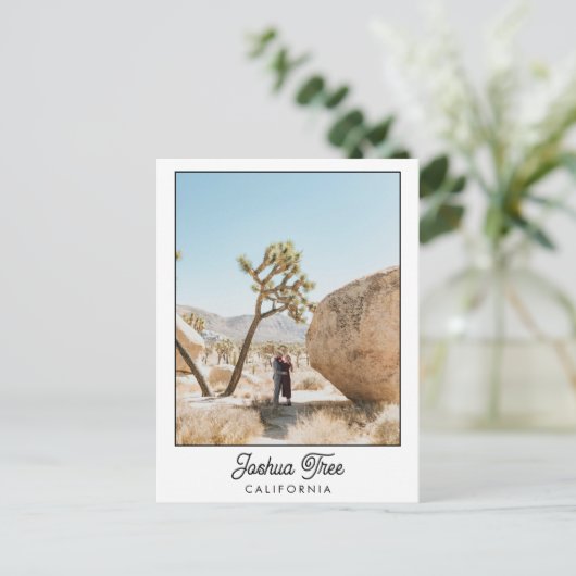 Gepersonaliseerde bruiloft gastenboek Briefkaart V (Staand voorkant)