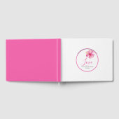 Gepersonaliseerde bruiloft gastenboek Floral (Volledig)