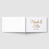 Gepersonaliseerde bruiloft gastenboek, Verloving R Gastenboek (Volledig)