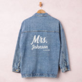 Gepersonaliseerde bruiloft Gepersonaliseerde naam Denim Jacket (Hangar)