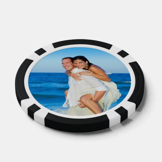 Gepersonaliseerde bruiloft goed voor een handteken poker chips (Enkel)