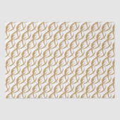 Gepersonaliseerde bruiloft goud saamhorigheid symb tissuepapier (Voorkant)