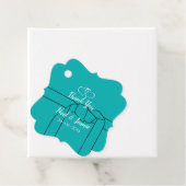 Gepersonaliseerde bruiloft gunst cadeau Labels Sja (In situ)