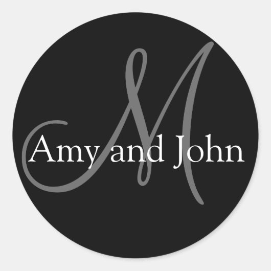 Gepersonaliseerde bruiloft gunst Stickers (Voorkant)