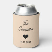 Gepersonaliseerde bruiloft gunsten bruidsfeestarti blikjeskoeler (Blikje Voorkant)