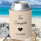 Gepersonaliseerde bruiloft gunsten bruidsfeestarti blikjeskoeler