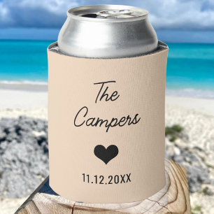 Gepersonaliseerde bruiloft gunsten bruidsfeestarti blikjeskoeler