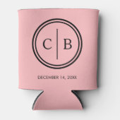 Gepersonaliseerde bruiloft gunsten bruiloft cadeau blikjeskoeler (Voorkant)