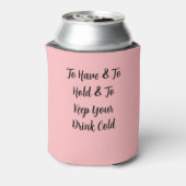 Gepersonaliseerde bruiloft gunsten bruiloft cadeau blikjeskoeler (Blikje Achterkant)