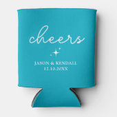 Gepersonaliseerde bruiloft gunsten Gepersonaliseer Blikjeskoeler (Voorkant)