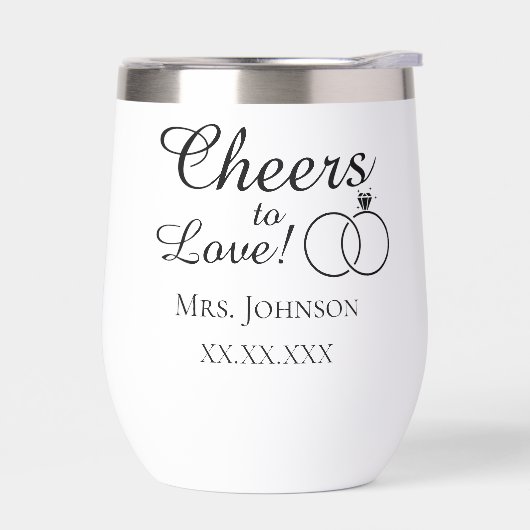 Gepersonaliseerde bruiloft jubileum bloemblaadje p (Links)