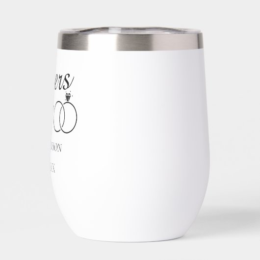 Gepersonaliseerde bruiloft jubileum bloemblaadje p (Achterkant)