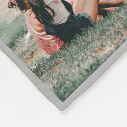 Gepersonaliseerde bruiloft Jubileum Gift Fleece Deken (Hoek)