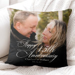 Gepersonaliseerde bruiloft Jubileum Kussen<br><div class="desc">Vier uw liefde met ons gepersonaliseerde bruiloft Jubileum Sierkussen,  met een elegant ontwerp met een paar foto's en chique kalligrafie. Deze eenvoudige maar stijlvolle aandenken maakt een doordachte bruiloft verjaardagscadeau,  perfect voor het toevoegen van een persoonlijke touch aan uw huis en het koesteren van uw speciale herinneringen!</div>
