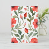 Gepersonaliseerde bruiloft kaart (Staand voorkant)