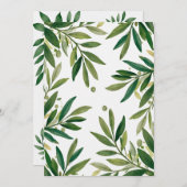 Gepersonaliseerde bruiloft kaart (Voorkant / Achterkant)