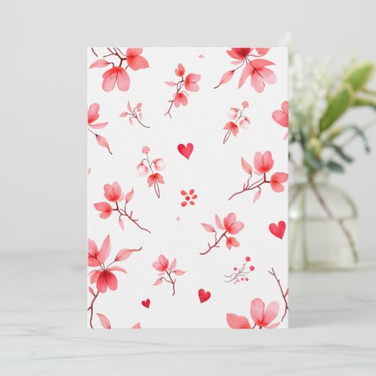 Gepersonaliseerde bruiloft kaart (Staand voorkant)