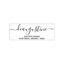 Gepersonaliseerde bruiloft Kerstmis etc Retouradre