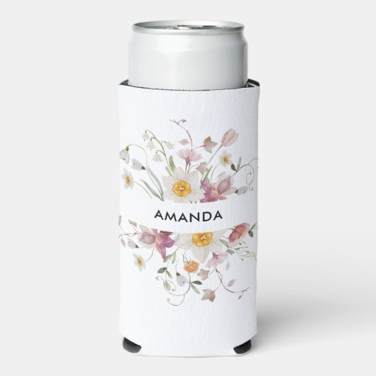 Gepersonaliseerde bruiloft Koelbox Seltzer Blikjeskoeler (Seltzer Voorkant)