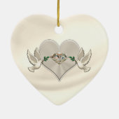 Gepersonaliseerde bruiloft Ornament Jubileum Ornam (Achterkant)