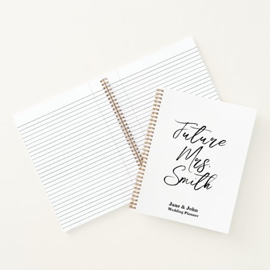 Gepersonaliseerde bruiloft planner boek (Binnen)