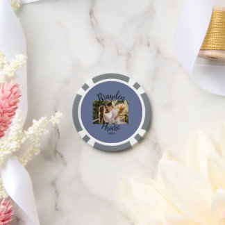 Gepersonaliseerde bruiloft poker chips