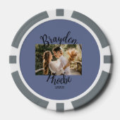 Gepersonaliseerde bruiloft poker chips (Voorkant)